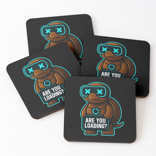 Item preview, Funny Cyber Turtle - Are You Loading? designed and sold by Derpy Lab .