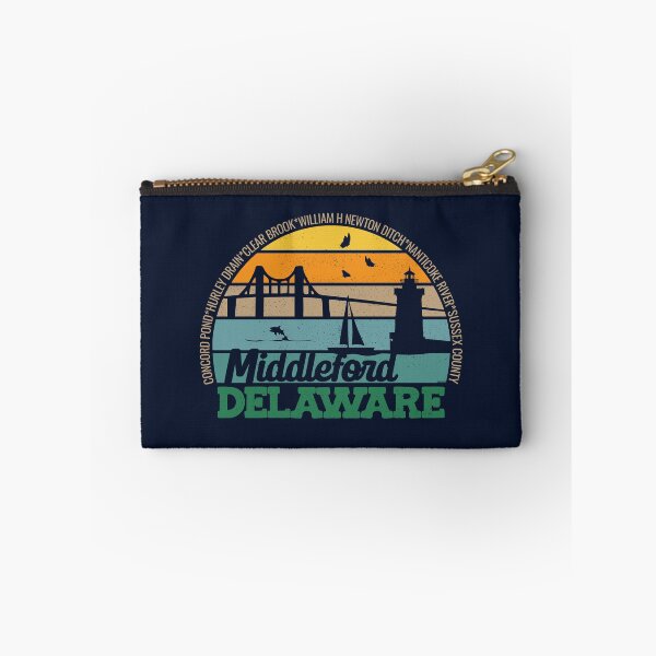 Item preview, Middleford Delaware Retro Sunset Local Pride Logo  designed and sold by CRHPOD20.