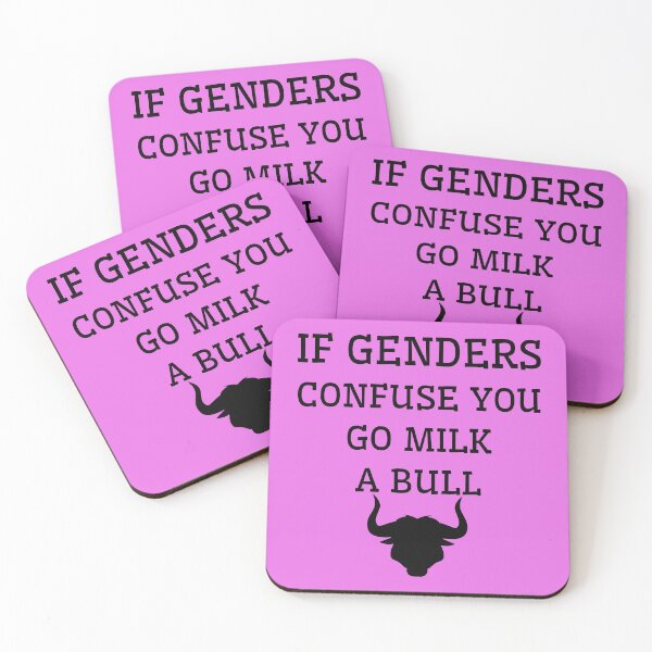 Item preview, If Genders Confuse You, Go Milk a Bull designed and sold by A-Szczesniak.