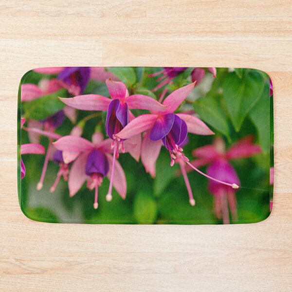 Item preview, Pink and Red Wave of Fuchsia Blooms  designed and sold by Sakurafy.