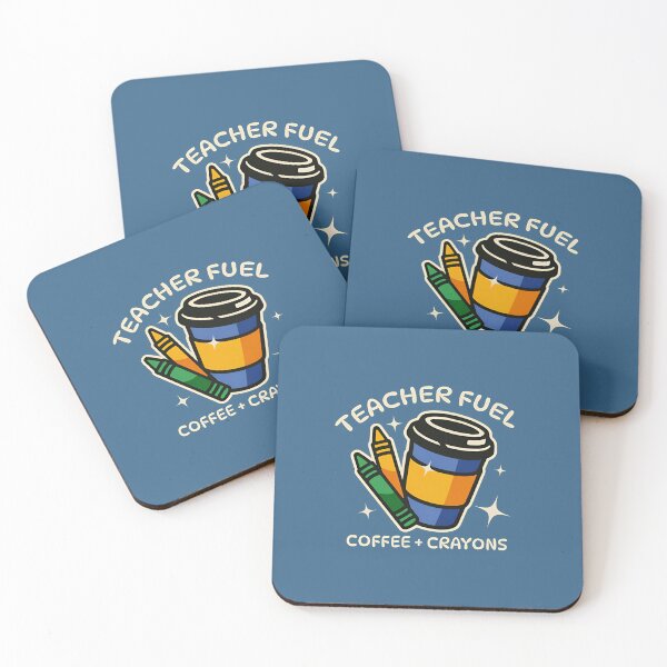Item preview, Teacher-fuel-coffee-and-crayons designed and sold by Cosmicstar887.