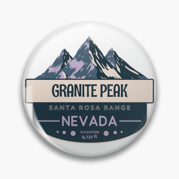 Item preview, Granite Peak, Santa Rosa Range, Nevada, Mountain Design designed and sold by Wanderful-roads.