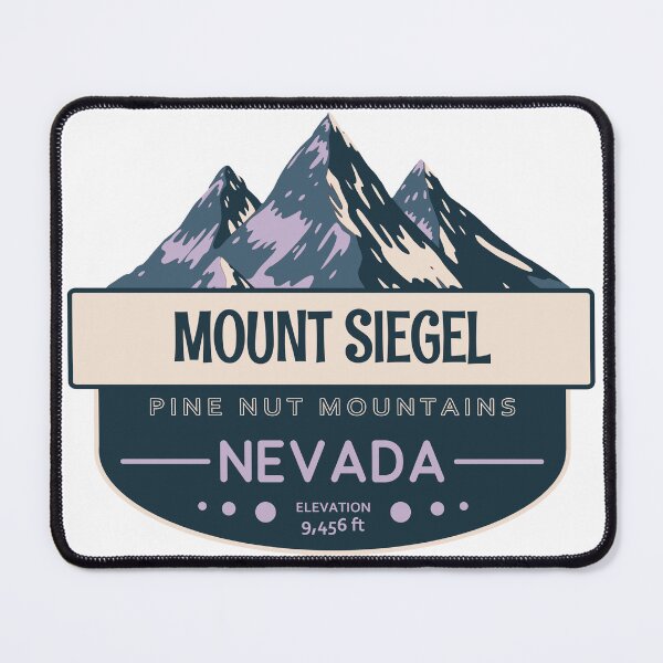 Item preview, Mount Siegel, Pine Nut Mountains, Nevada, Mountain Design designed and sold by Wanderful-roads.