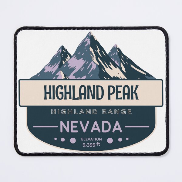 Item preview, Highland Peak, Highland Range, Nevada, Mountain Design designed and sold by Wanderful-roads.