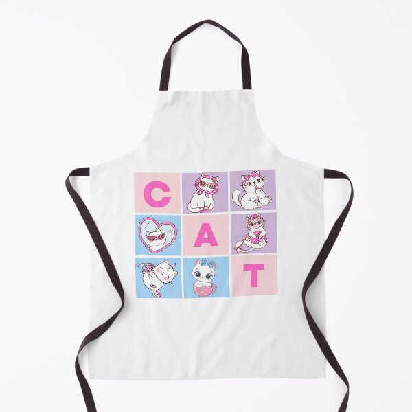 Item preview, Pastel Cat Grid – Cute Aesthetic Cat Design designed and sold by Catpuccino.