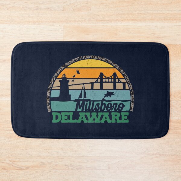 Item preview, Millsboro Delaware Retro Sunset Local Pride Logo  designed and sold by CRHPOD20.