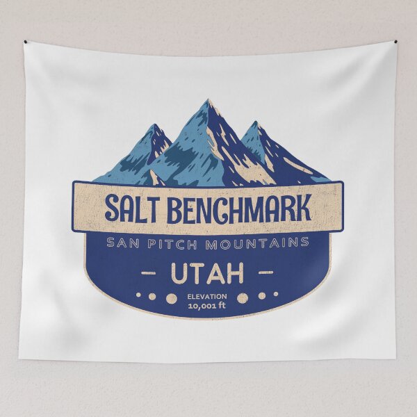 Item preview, Salt Benchmark, San Pitch Mountains, Utah, Mountain Design designed and sold by Wanderful-roads.