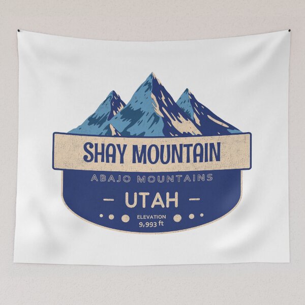 Item preview, Shay Mountain, Abajo Mountains, Utah, Mountain Design designed and sold by Wanderful-roads.