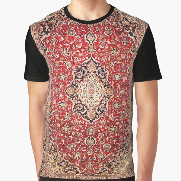 Item preview, Floral Antique Persian Carpet Print designed and sold by Vicky Brago-Mitchell®.