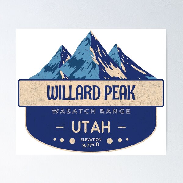 Item preview, Willard Peak, Wasatch Range, Utah, Mountain Design designed and sold by Wanderful-roads.