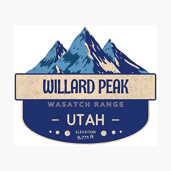 Item preview, Willard Peak, Wasatch Range, Utah, Mountain Design designed and sold by Wanderful-roads.