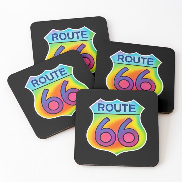 Item preview, Rainbow Route 66 Sign designed and sold by Myra365Art.