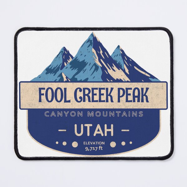 Item preview, Fool Creek Peak, Canyon Mountains, Utah, Mountain Design designed and sold by Wanderful-roads.