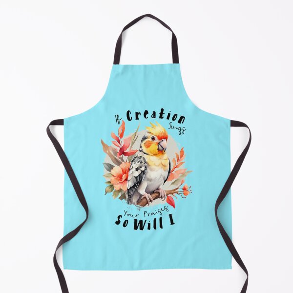 Item preview, Christian Song Lyrics - If Creation Sings Your Praises So Will I Watercolor Cockatiel designed and sold by JacquelineLim.