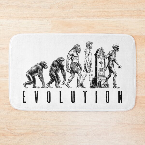 Item preview, Funny Halloween Zombie Evolution Man Ape Caveman Horror designed and sold by GrandeDuc.
