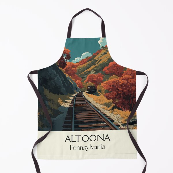 Item preview, Altoona Pennsylvania Vintage Travel Poster | Railroad History Art designed and sold by TuncGK.