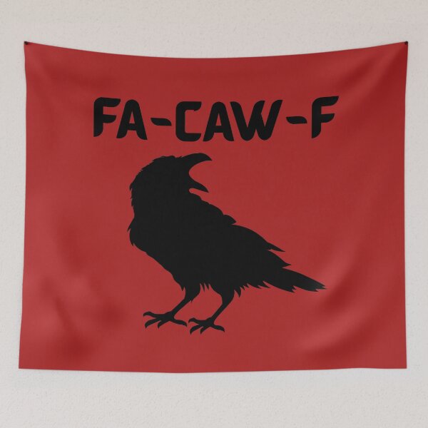 Item preview, Call me rude! FA-CAW-F Crow Silhouette designed and sold by 17trifecta.