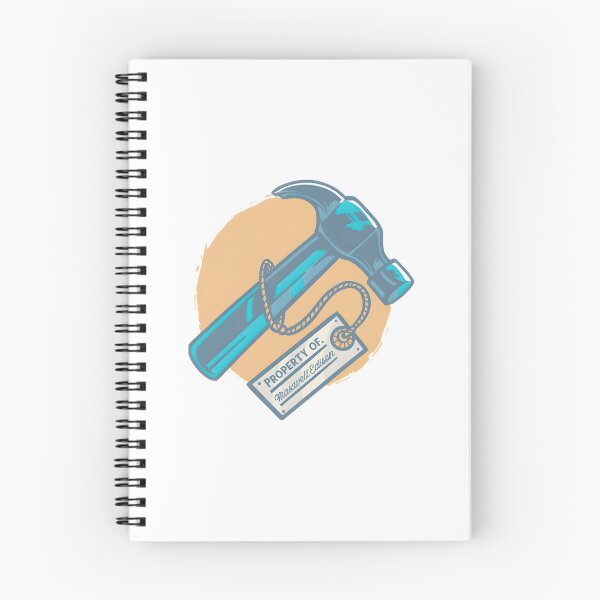 Item preview, Retro Blue Hammer Tool Design - Vintage Industrial Art designed and sold by RicoTurcotte.
