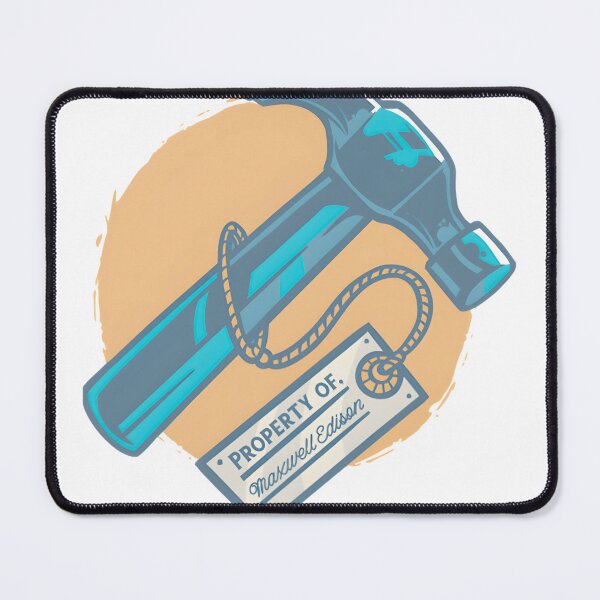 Item preview, Retro Blue Hammer Tool Design - Vintage Industrial Art designed and sold by RicoTurcotte.
