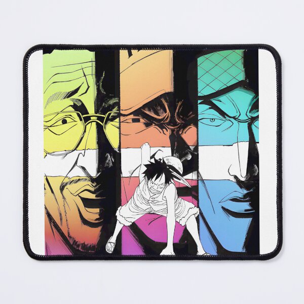 Item preview, One Piece: Luffy vs Admirals Kizaru, Aokiji, Akainu designed and sold by giaquintomoe.