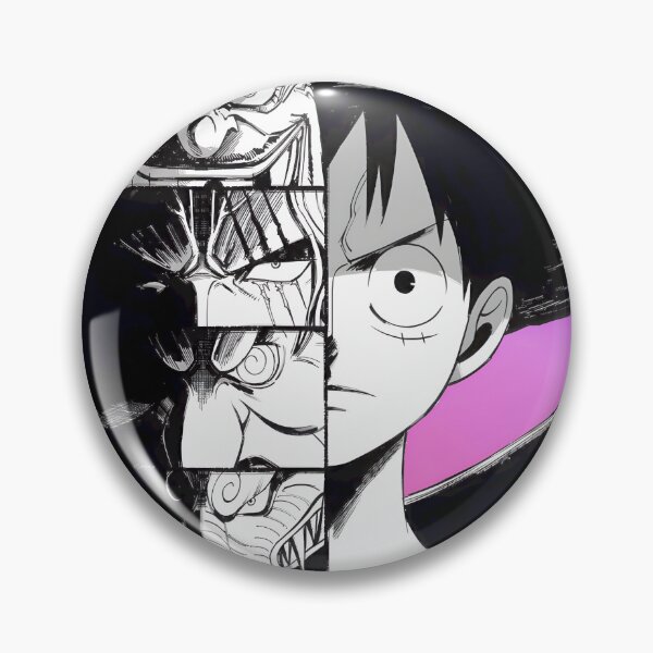 Item preview, One Piece Luffy vs Yonko & Blackbeard Monochrome Art designed and sold by giaquintomoe.