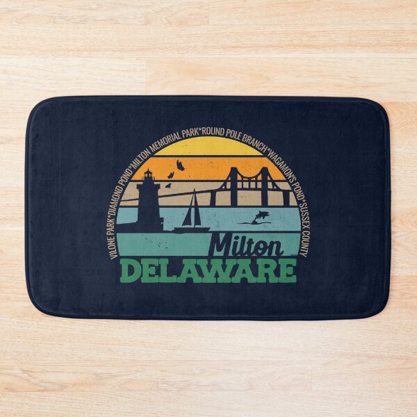 Item preview, Milton Delaware Retro Sunset Local Pride Logo  designed and sold by CRHPOD20.