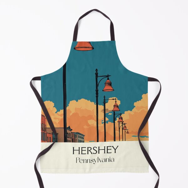 Item preview, Hershey Pennsylvania Vintage Travel Poster | Sweet Town USA designed and sold by TuncGK.