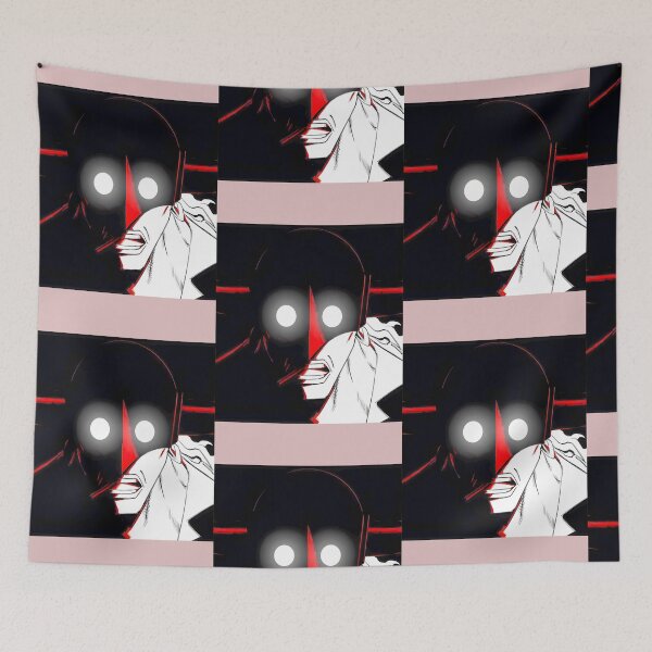 Item preview, Shadowed Enigma Split Face Art | Dark Anime Style Warrior Print designed and sold by giaquintomoe.