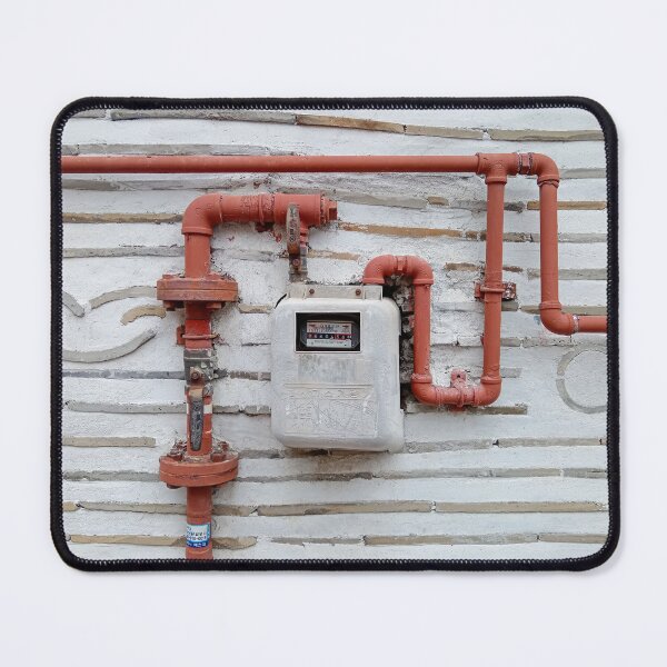 Item preview, Residential Propane Gas Meter Pipe Seoul Korea designed and sold by Kevin Miller Photography.