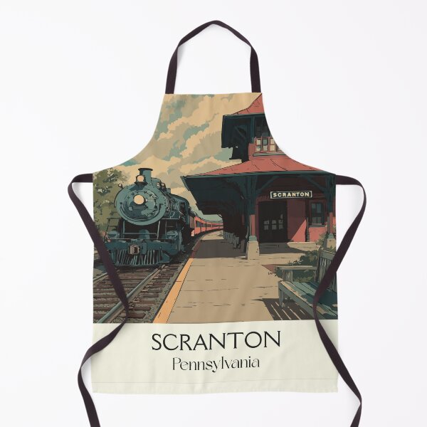 Item preview, Scranton Pennsylvania Vintage Travel Poster | The Electric City designed and sold by TuncGK.