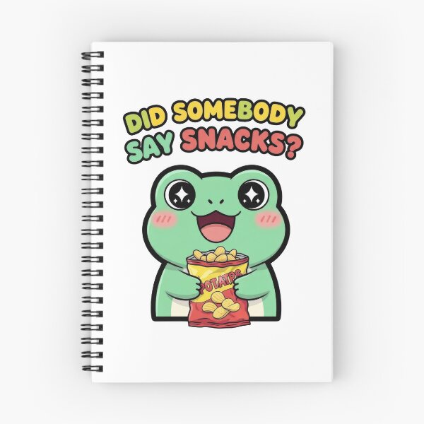 Item preview, Adorable rana de dibujos animados sosteniendo un bocadillo de papas fritas designed and sold by PixeloraStudio.