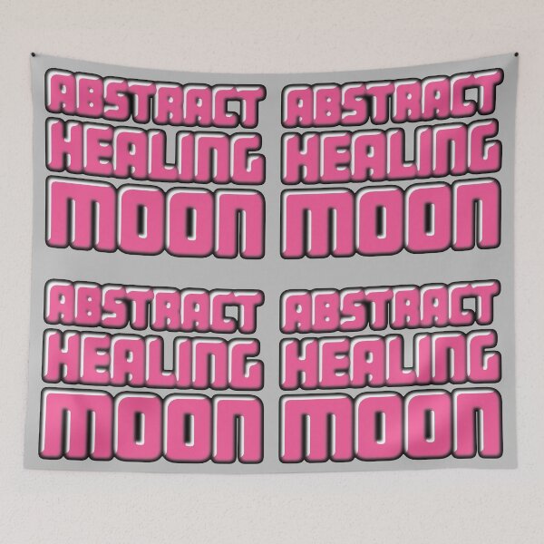 Item preview, Typography of the Warm Abstract Healing Moon designed and sold by cremedecolor.