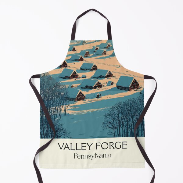 Item preview, Valley Forge Pennsylvania Vintage Travel Poster | Revolutionary War Art designed and sold by TuncGK.