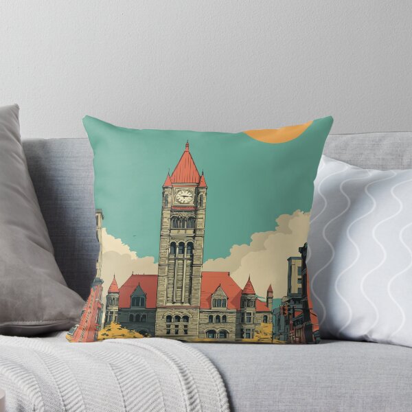 Item preview, York Pennsylvania Vintage Travel Poster | White Rose City designed and sold by TuncGK.