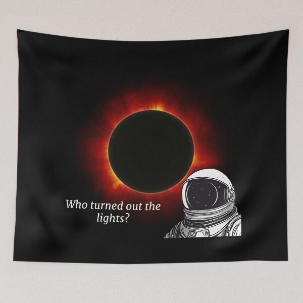 Item preview, Funny Solar Eclipse Design – Who Turned Out the Lights? designed and sold by Jho251981.