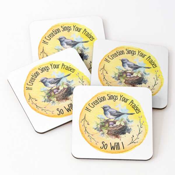 Item preview, Worship Lyrics - If Creation Sings Your Praises So Will I Bird designed and sold by JacquelineLim.