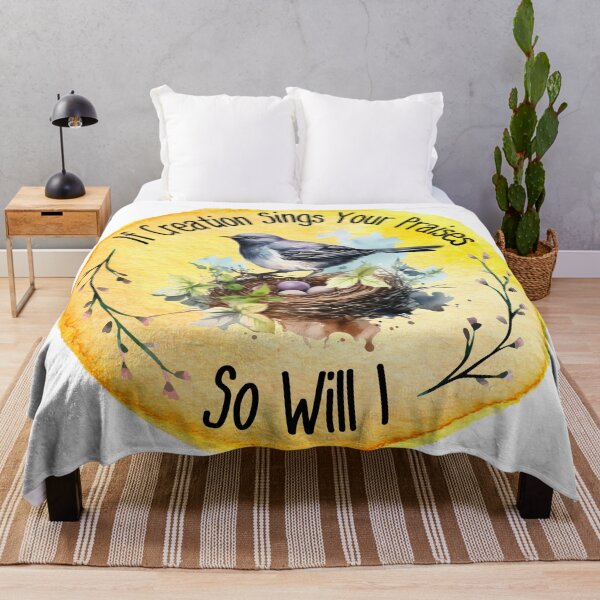 Item preview, Worship Lyrics - If Creation Sings Your Praises So Will I Bird designed and sold by JacquelineLim.
