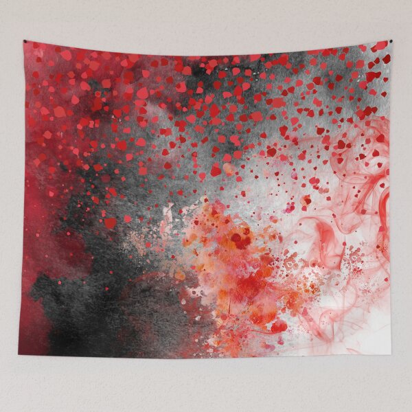 Item preview, Waves of Fire & Shadow designed and sold by Printsalotl.