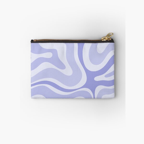Item preview, Modern Retro Liquid Swirl Abstract in Light Lavender Purple designed and sold by kierkegaard.