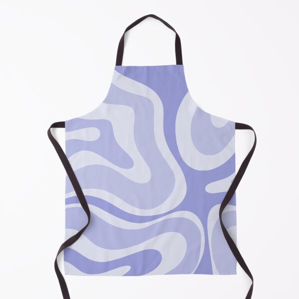 Item preview, Modern Retro Liquid Swirl Abstract in Light Lavender Purple designed and sold by kierkegaard.
