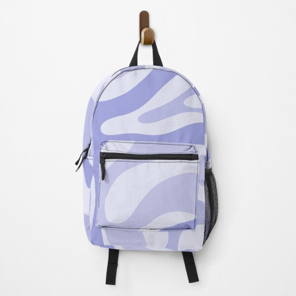 Item preview, Modern Retro Liquid Swirl Abstract in Light Lavender Purple designed and sold by kierkegaard.