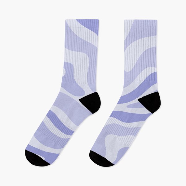 Item preview, Modern Retro Liquid Swirl Abstract in Light Lavender Purple designed and sold by kierkegaard.