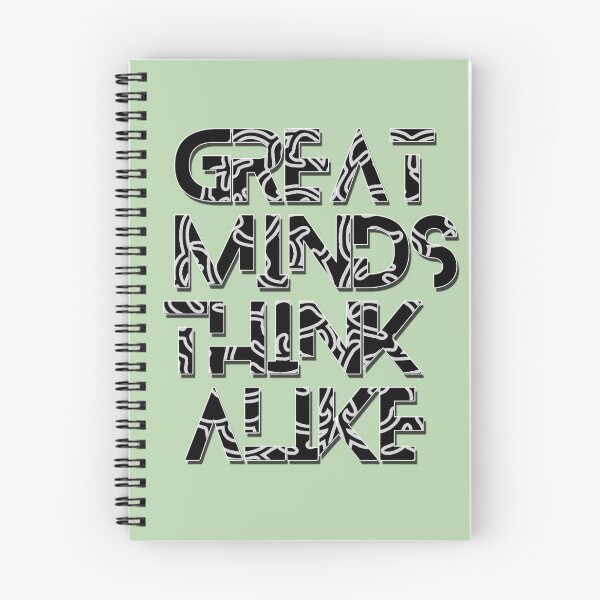Item preview, Great minds don’t just think alike, they spark alike. designed and sold by Daizyner.