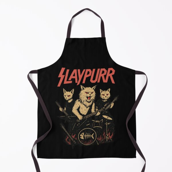 Item preview, Slaypurr - Cat Band Members designed and sold by RetroPawsDesign.