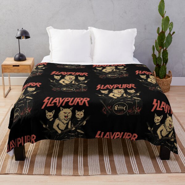 Item preview, Slaypurr - Cat Band Members designed and sold by RetroPawsDesign.
