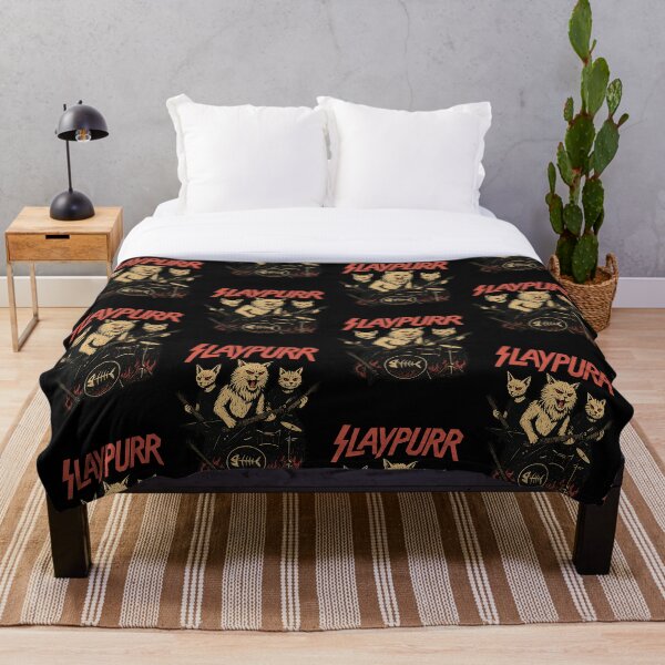 Item preview, Slaypurr - Cat Band Members designed and sold by RetroPawsDesign.