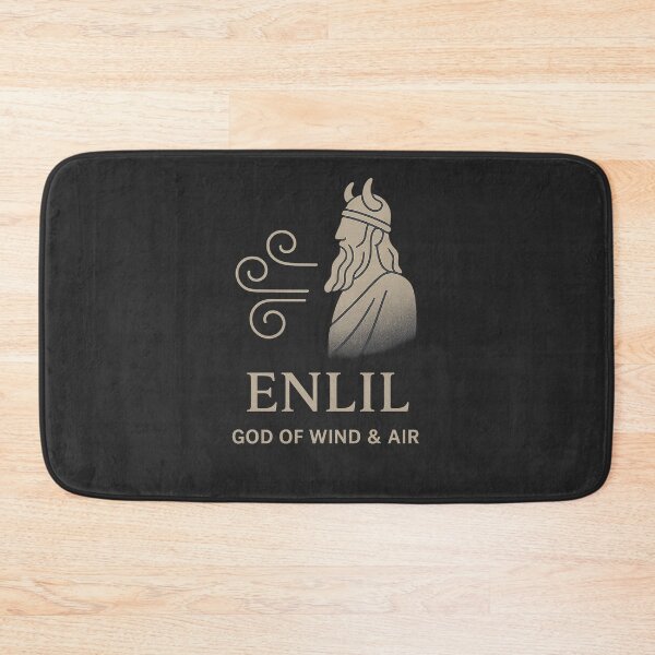 Item preview, Enlil – God of Wind & Air (Mesopotamian Mythology Design) designed and sold by Bratak.