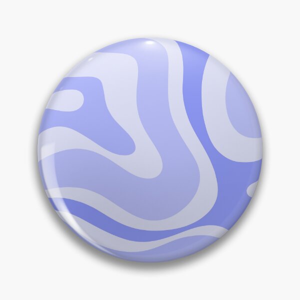 Item preview, Modern Retro Liquid Swirl Abstract in Periwinkle  designed and sold by kierkegaard.