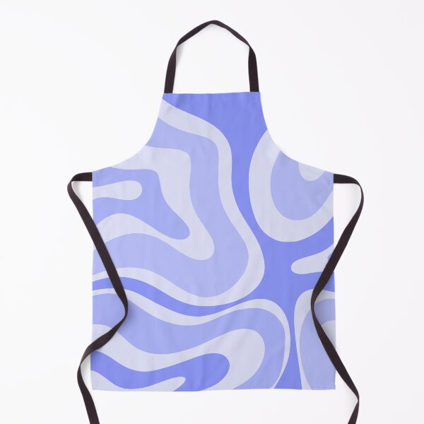 Item preview, Modern Retro Liquid Swirl Abstract in Periwinkle  designed and sold by kierkegaard.