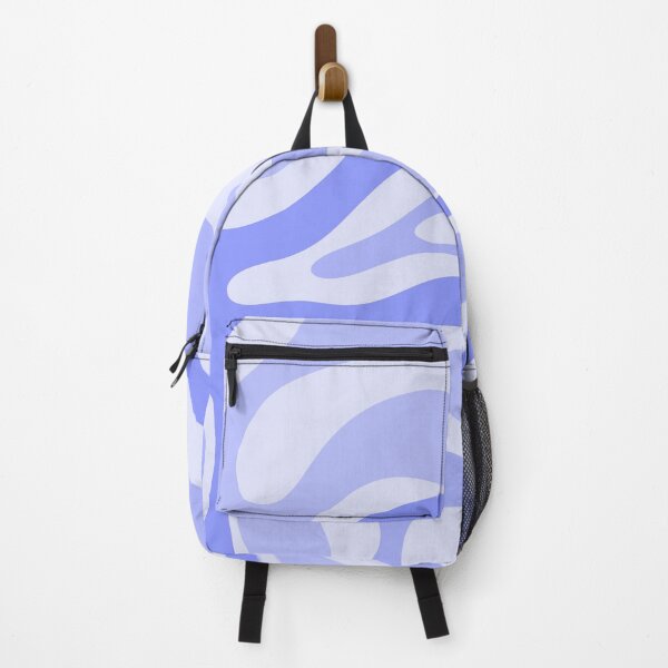Item preview, Modern Retro Liquid Swirl Abstract in Periwinkle  designed and sold by kierkegaard.